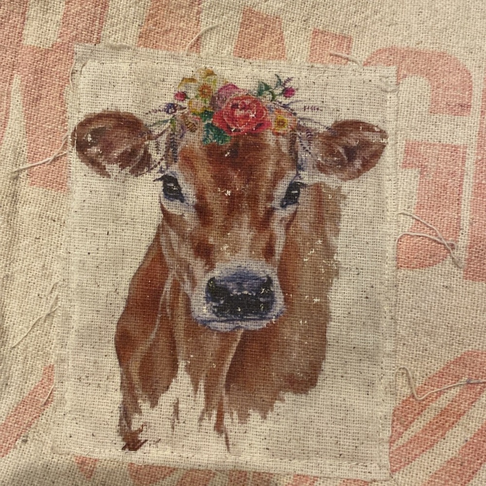 Dawn’s Garden Gate Pastel With Patchwork Canvas B… - image 8